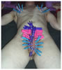 Pegs, neat colour coordination
